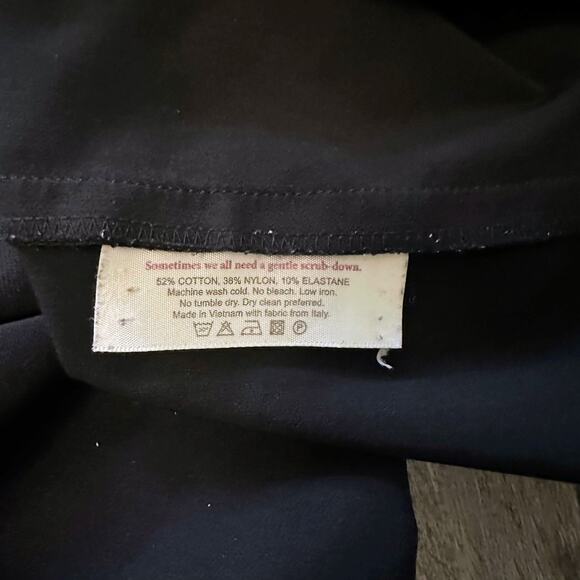 MM Lafleur Women's Size 16 Black Powerstretch The Foster Pants Straight-Leg Work - Picture 5 of 11